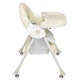 Стільчик для годування Kidoro One ST-6540 Beige екошкіра, 5-точкові ремені, регулювання спинки, колеса зі стопорами, до 50 кг - зображення 4