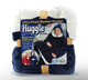 Толстовка-плед с капюшоном и рукавами Huggle Hoodie Blanket синего цвета теплая флисовая плед-худи оверсайз универсального размера для взрослых домашний халат-плед для отдыха сна просмотра фильмов и чтения с возможностью машинной стирки - изображение 7