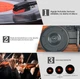 Вініловий програвач Udreamer, Bluetooth, USB, AUX, RCA, 33/45/78 об/хв, вбудовані колонки - зображення 3