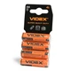 Батарейка сольова Videx R6P/AA 4шт SHRINK CARD VIDEX (21157-000) - изображение 1
