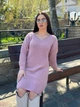 Вʼязана сукня довжиною міді ASIA, колір світла пудра, розмір One Size - зображення 3