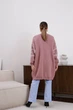 В'язаний жіночий кардиган MRIA кольору темна пудра, розмір One Size - изображение 3