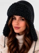 Шапка жіноча VILSS Inverno Cashmere Ram VLU-2502-98-17 55-58 Чорна - зображення 1