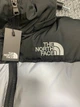 Зимняя куртка пуховик The North Face 700 Reflective серая рефлективная 2XL 4468 - изображение 4