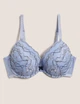 Бюстгальтер M&S Collection Jasmine Lace на косточках с кружевом Голубой 32B 70B (0319) - изображение 1