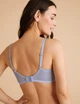 Бюстгальтер M&S Collection Jasmine Lace на косточках с кружевом Голубой 32B 70B (0319) - изображение 4