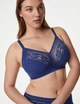 Бюстгальтер M&S Flexifit Lace без косточек и уплотнителя Синий 32GG 70J (T33/4630) - изображение 1