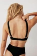Бюстгальтер H&M без косточек и уплотнения из микрофибры черный L (1260588) - изображение 3