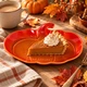 Тарілка десертна "Гарбуз" Le Creuset Pumpkin Volcanic 25 см (81776250900099) - зображення 6