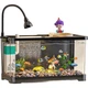 Аквариум KUOTING Lazy Fish Tank для дома, гостиной и офиса, аквариум для золотых рыбок с фильтром, черная модель. - изображение 3