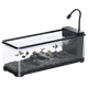 Аквариум KUOTING Stream Aquarium 2025, новая модель, интегрированная система оксигенации, ленивый экологический ландшафт, боковой фильтр, аквариум для ручья [черный] - изображение 4