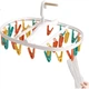 Вішалка Grace 38 Clip Hanger, складна сушарка, барвиста, багатофункціональна вішалка для дорослих та дітей, вішалка для спідньої білизни та шкарпеток - зображення 2