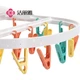 Вішалка Grace 38 Clip Hanger, складна сушарка, барвиста, багатофункціональна вішалка для дорослих та дітей, вішалка для спідньої білизни та шкарпеток - зображення 3