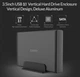Зовнішня кишеня Orico 7688C3 для 3.5" HDD USB 3.1 з підставкою - зображення 5