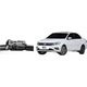 Щетки стеклоочистителя YITU для Volkswagen Jetta, безрамочные, подходят для Jetta [модели с 2015 года по настоящее время], оригинальный размер (1 пара), высококачественная резиновая лента [защелкивающегося типа]. - изображение 1