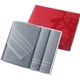 Подарункова коробка KING SHORE A-Class Pure Cotton Sports Towel and Bath Room Set, Абсорбуючий рушник та комплект банних рушників, 1 ванна 2 рушники, сірий - изображение 2
