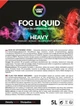 Płyn do wytwornic mgły Light4Me FOG LIQUID HEAVY - obraz 2