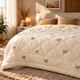 Зимова полуторна вовняна ковдра Руно Sheep 140×205 см, 80% овечої вовни, 450 г/м² (321.52ПШУ_Sheep) - зображення 1