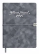Щоденник датований 2027 Buromax Velour зі штучної шкіри А5 336 сторінок сірий BM.2134-09 - изображение 1