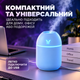 Увлажнитель воздуха с подсветкой аромадифузор портативный увлажнитель воздуха в машину ароматический диффузор USB ночник в детскую ночник аромадифузор Humidifier 250ml Blue Hofmy QW-18 - изображение 4