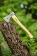 Универсальный топор Neo Tools Bushcraft, рукоятка ясень, 34.5 см, 400 г, кожаный чехол. - изображение 3