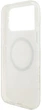 Etui na smartfon Guess IML Flowers Allover Electroplated with Pearl Strap MagSafe do Apple iPhone 18 Pro Max / Apple iPhone 17 Pro Max Białe (3666339673468) - obraz 6