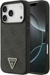 Чохол для смартфона Guess Leather 4G Triangle Strass MagSafe для Apple iPhone 18 Pro / Apple iPhone 17 Pro Black (3666339652364) - зображення 1