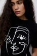Футболка Pull & Bear чорний TZUSK391 XS - изображение 4