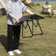 Складной стол RIAS R-57 металлический 57x36x41 см Black (3_08697) - изображение 8
