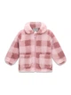 Плюшева куртка GUESS, арт. K6YL06W2624 L60U, клітинка, 4 роки, 102 см - изображение 1
