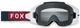 Маска мотокроссовая Fox Vue Tactile White Grey Lens белый поликарбонат TruLock - изображение 1