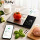 Умные кухонные весы Ruhhy 24632 до 5 кг, Bluetooth, КБЖУ, точность 1 г, нержавеющая сталь - изображение 3