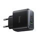 Мережевий зарядний пристрій HOCO C158A Upgrade PD45W(1C1A) charger(EU) Black - изображение 4