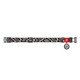 Нашийник для дрібних собак та цуценят WAUDOG Nylon малюнок Змія розмір S довжина 25-35 см ширина 15 мм з QR паспортом нейлоновий м'який міцний повсякденна прогулянкова амуніція пластиковий фастекс 280-0292 - зображення 4