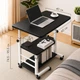 Мобильный столик RIAS MD-C-002 2 полки регулировка высоты 60×40 см Black (3_08779) - изображение 4