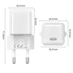 Зарядний пристрій 25W Type - c Power Adapter зарядний пристрій для айфону iPhone Apple - изображение 3
