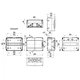 Щит модульный AK 12 12 модуля с PE/N клеммой и аксессуарами IP 65 250х200х122 мм (sp73541201) - изображение 2