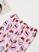 Штани піжамні плюшеві Hello Kitty рожевого кольору, теплі домашні штани Хеллоу Кітті, M-L - зображення 7