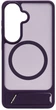 Etui na smartfon Samsung Galaxy S26 Evelatus Rubber Coated MagSafe With Stand Case Purple (EVESAMS26RCMWSP) - obraz 3