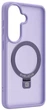 Etui na smartfon Samsung Galaxy S26 Evelatus Shield Case With MagSafe & Stand Matte Ring Lavender Purple (EVESAMS26SCMSMRLP) - obraz 1