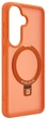 Etui na smartfon Samsung Galaxy S26 Evelatus Shield Case With MagSafe & Stand Matte Ring Orange (EVESAMS26SCMSMRO) - obraz 1