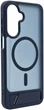 Etui na smartfon Samsung Galaxy A17 4G / A17 5G Evelatus Rubber Coated MagSafe With Stand Case Navy Blue (EVESAMA17RCMWSNB) - obraz 1