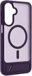 Etui na smartfon Samsung Galaxy A17 4G / A17 5G Evelatus Rubber Coated MagSafe With Stand Case Purple (EVESAMA17RCMWSP) - obraz 1