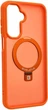 Etui na smartfon Samsung Galaxy A17 4G / A17 5G Evelatus Shield Case With MagSafe & Stand Matte Ring Orange (EVESAMA17SCMSMRO) - obraz 1