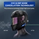 Мотогарнитура LEXIN G2P Bluetooth, двухсторонняя связь для шлема с 36-мм HD-динамиками - изображение 5