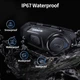 Мотогарнітура JESIMAIK Bluetooth 10-стороння система зв'язку 2 км (2 шт.) - зображення 9