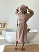 Халат жіночий з капюшоном COSY махровий Fortune 2XL бежевий 925H2W - изображение 3