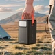 Power bank Hoco J142 100000 mAh – Повербанк большой емкости с быстрой зарядкой и фонариком, УМБ, 6xUSB, черный | PD20W+ QC3.0 (22.5W), Black - изображение 3