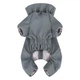 Дождевик для собак WAUDOG Clothes, водонепроницаемый, L55, В 77-79 см, С 50-55 см, серый - изображение 5