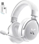 Навушники MCHOSE V9 PRO White silver Бездротова Ігрова Гарнітура, Радіоканал/Bluetooth/3.5мм. Знімний Мікрофон, RGB Підсвічування, Об'ємний звук 7.1, Автономна робота 250 Годин - зображення 1